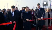 Serbia y China estrechan lazos con un puente