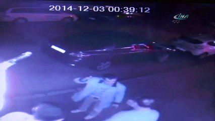 Bıçaklama anı kamerada