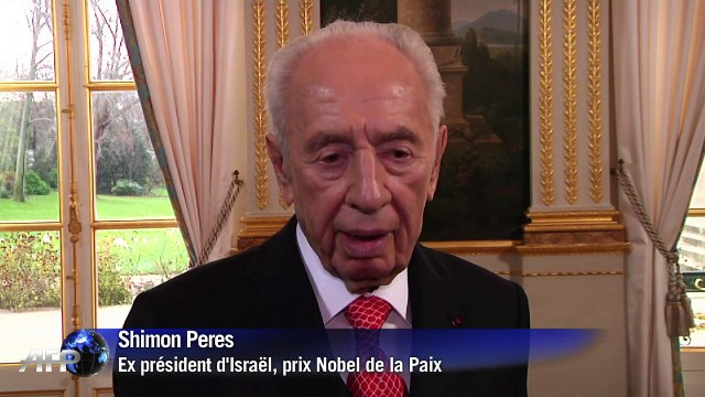 Shimon Peres à l'Elysée: Nous sommes pour un Etat palestinien