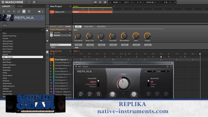 Demo: Native Instruments Free REPLIKA Delay Effect Plugin - SoundsAndGear.com