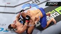 EA UFC Submissions 101 - The Triangle From Guard (Submissive)