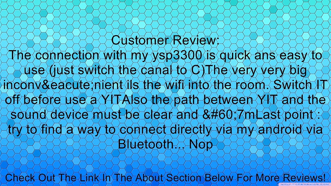 Yamaha YIT-W12 Wireless Transmitter for iPod/iPhone/iPad and Mac/PC Review