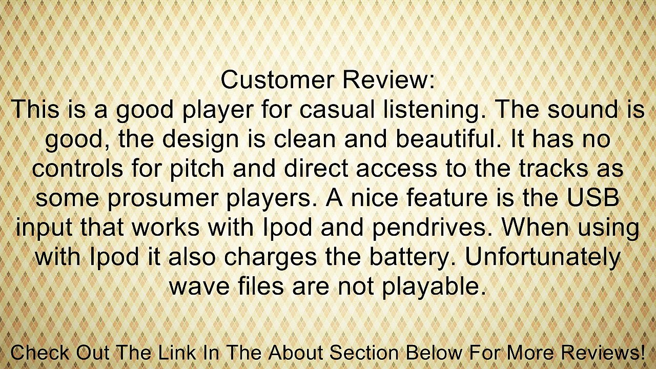 Yamaha CD-S300BL Natural Sound CD Player Review