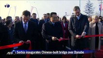 Serbs cut ribbon on Chinese-built bridge over Danube