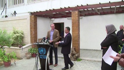 ONU diz estar quase sem fundos para abrigar palestinos