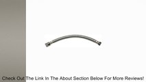 Fluidmaster B4H24 Water Heater Connector, Braided Stainless Steel - 3/4