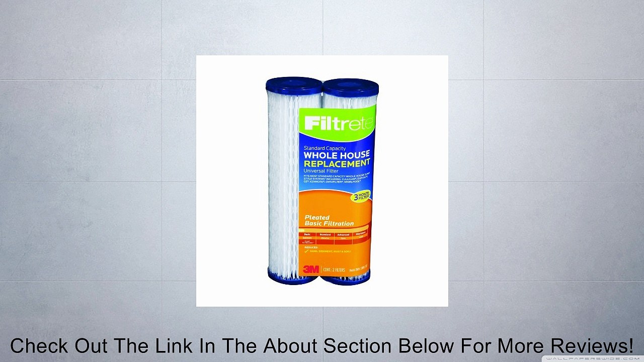 Filtrete 3WH-STDPL-F02 Standard Capacity Whole House System Refill, 2-Pack Review