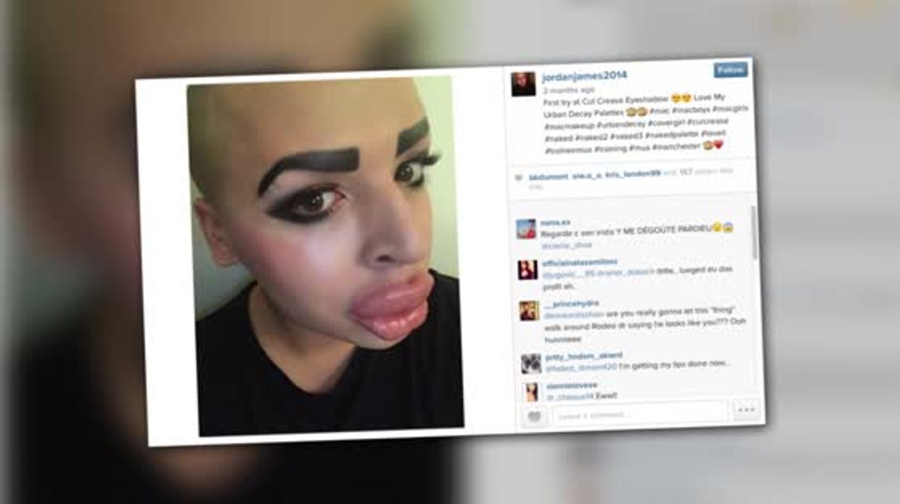 Kim Kardashian Superfan Jordan James gibt 120,000 Euro aus um so auszusehen wie sein Idol