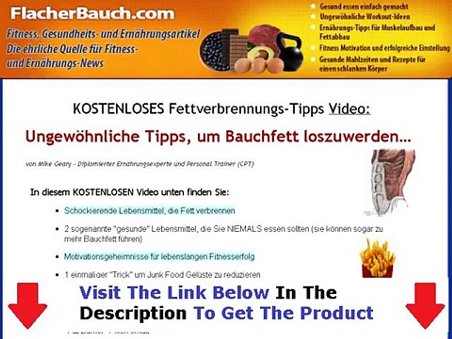 Flacher Bauch In 2 Wochen Ubungen Flacher Bauch Ernahrungsplan Video Dailymotion