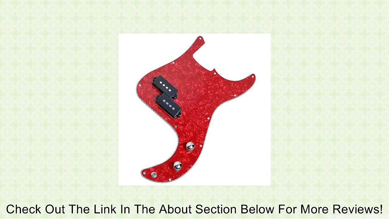 1pkg Loaded P-bass Faux Tortoise Shell Pickguard W/pickup KIT Pb Bass Review