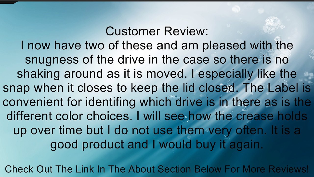 ORICO PHI-35 3.5" HDD Storage Protection Box Hard Shell Carrying Case - Grey Review