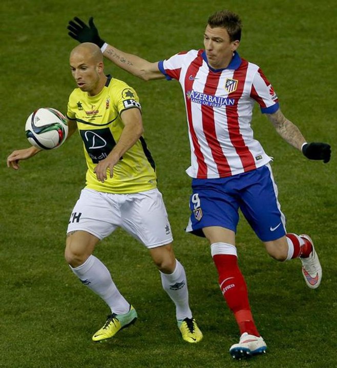 Summary Goals & highlights  - Atlético Madrid vs Hospitalet (2-2) 18/12/2014