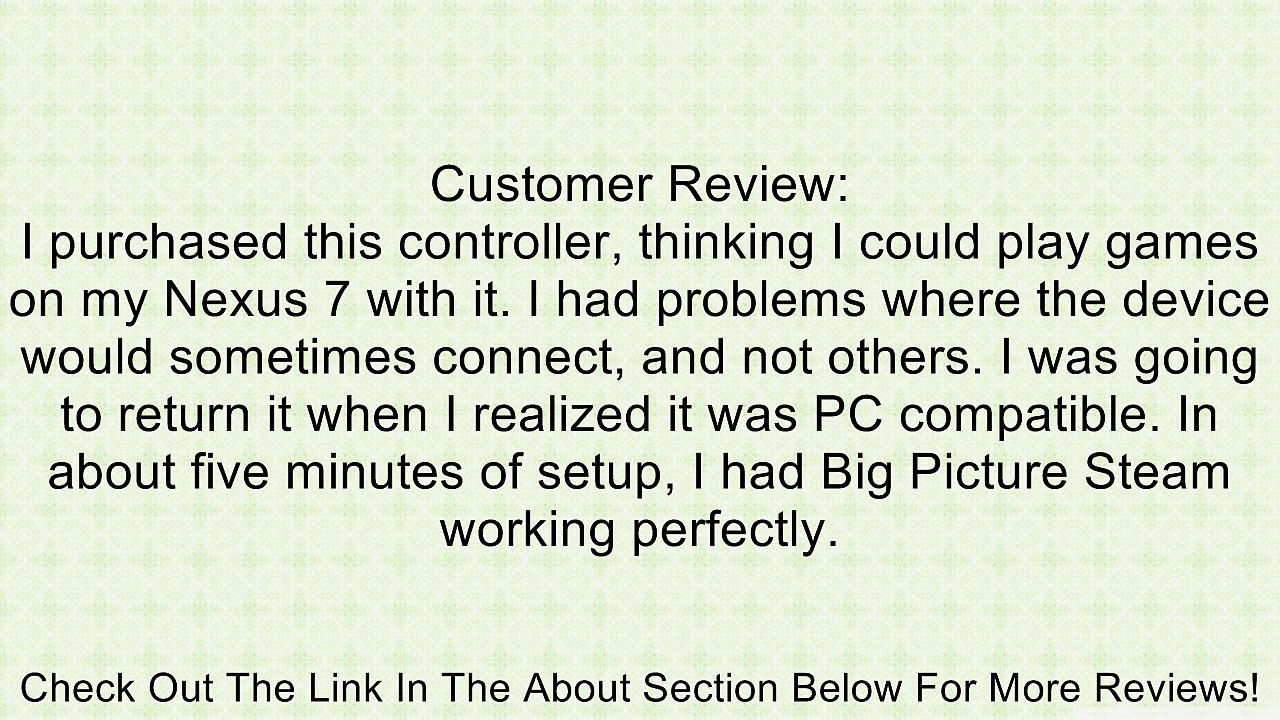 Snakebyte iDroid:con Rechargeable Bluetooth Game Controller for Android and iOS Devices, Black (SB00696) Review