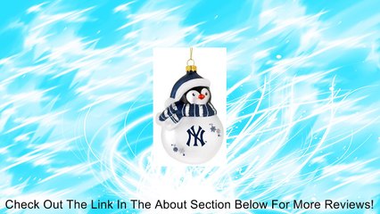 MLB New York Yankees Penguin Blown Glass Ornament Review