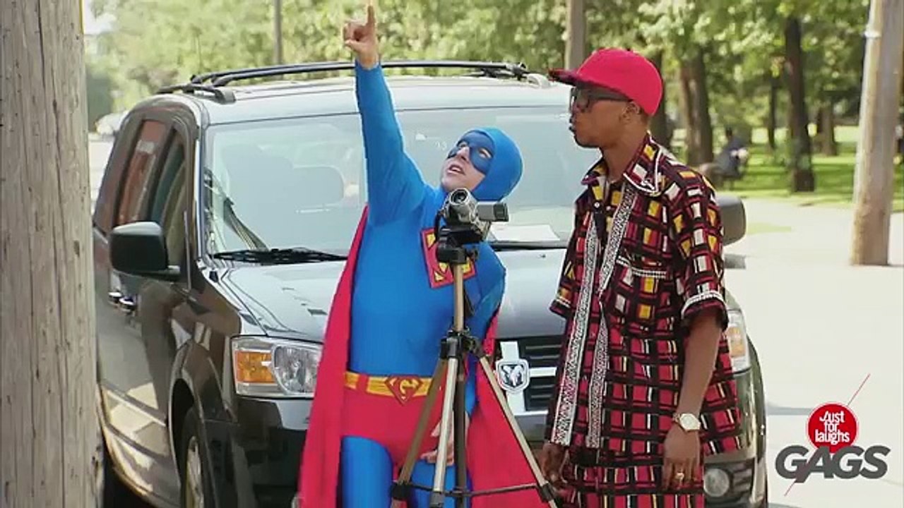 Amazing Superman Prank - Throwback Thursday BY studio 2 New Funny videos