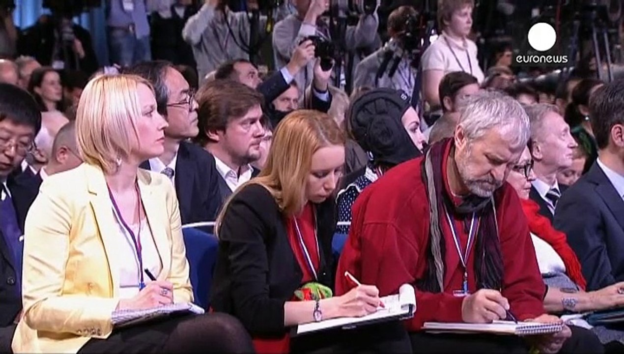 Jährliche Pressekonferenz: Putin gibt Westen Schuld an angespannter Lage