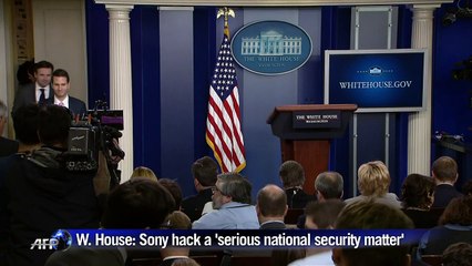 White House: Sony hack a 'serious national security matter'