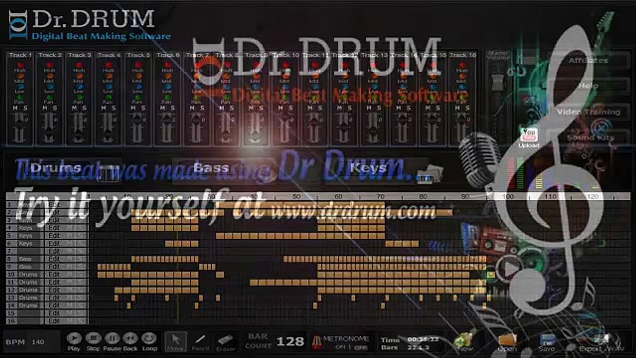 Dr Drum - Beat making on computer without instruments