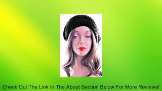 Women Beret Knit Crochet Hat W7354 Black Review