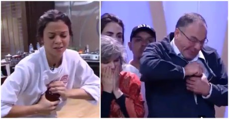 MasterChef Brasil - Pai Da Concorrente Elisa Vira Herói Ao Abrir Frasco