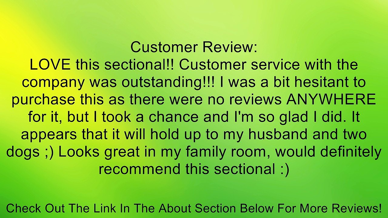 Henri Reversible Soft Corduroy Two-tone Sectional Review