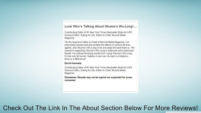 1 Box of Wu-Long Premium Slimming Tea Capsules- All Natural Diet Oolong Tea Capsules, 100% Pure and the Original Review