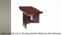 Displays2go Portable Lectern for Tabletop Use, Wood Podium with Folding Design, Melamine with Red Mahogany Finish (LCTDSKKDRM) Review