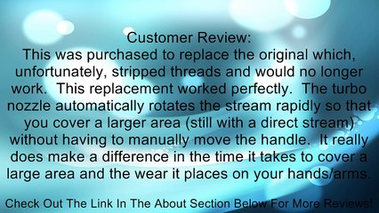 A.R. Blue Clean Turbo Nozzle with 16" Lance for AR112 / AR116 / AR141 & AR142 Review