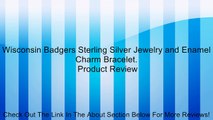 Wisconsin Badgers Sterling Silver Jewelry and Enamel Charm Bracelet. Review