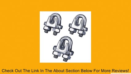 Galvanized Cable Clamp 1/4" Review
