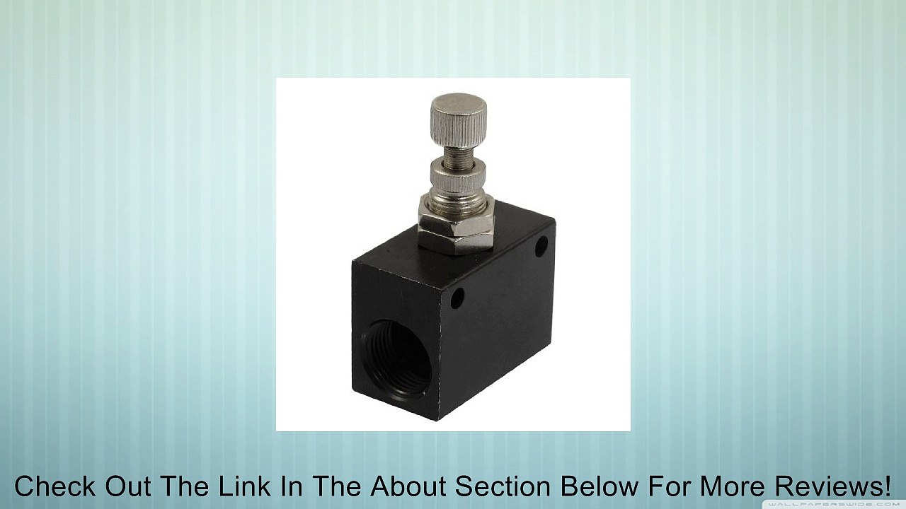 G3/8" Pipe Bore Black One Way Air Regulator Flow Speed Valve ASC-10 Review