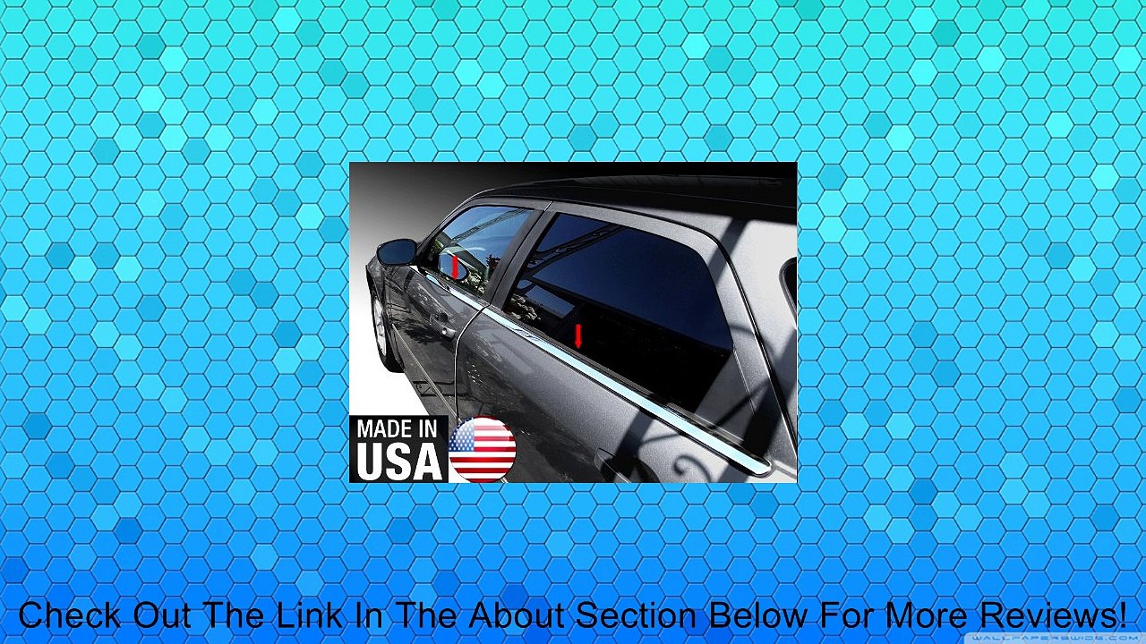 Made In USA! Fit 05-10 Chrysler 300/05-09 Dodge Magnum 4PC Stainless Steel Window Sill Review