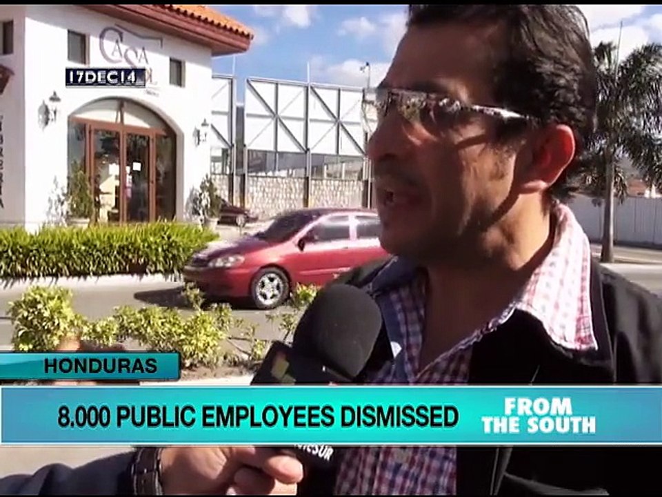 8,000 public sector workers illegally laid off in Honduras