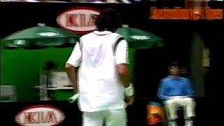 Lleyton Hewitt vs Younes El Aynaoui 2003 AO Highlights
