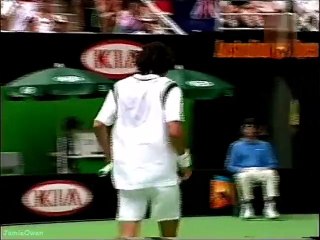 Lleyton Hewitt vs Younes El Aynaoui 2003 AO Highlights