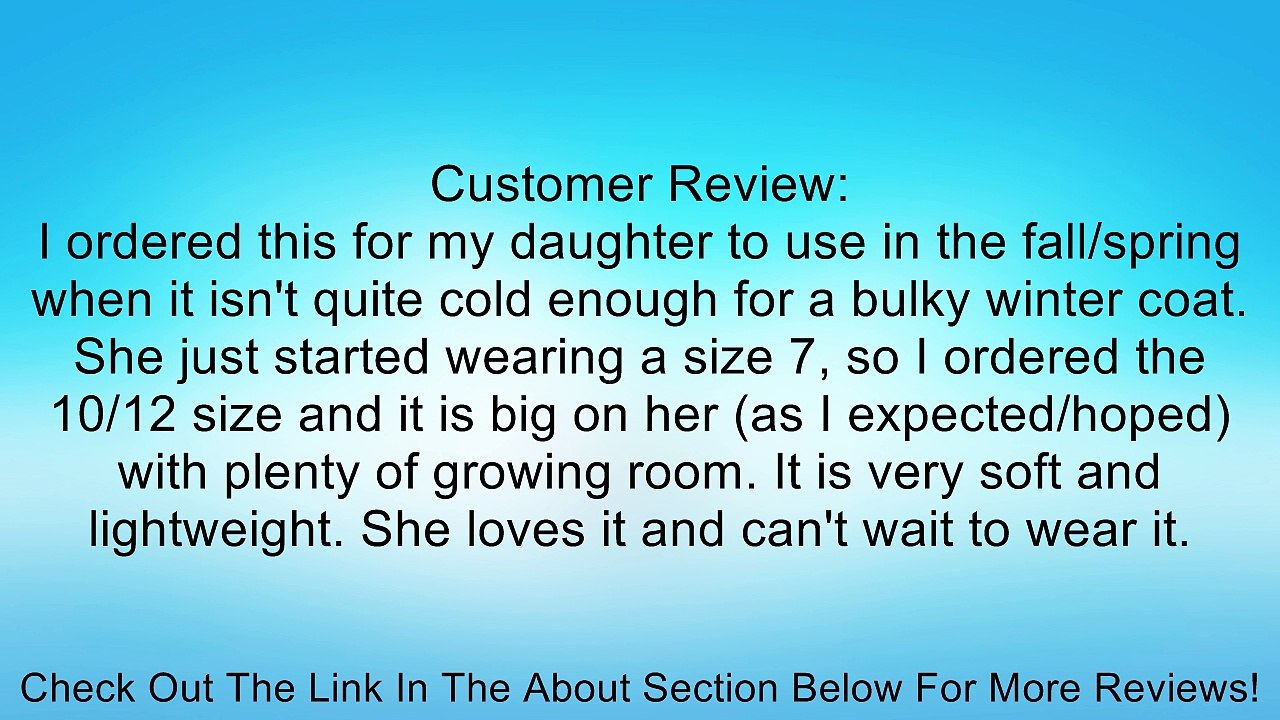 Columbia Big Girls'  Lush Plush Hoodie Review