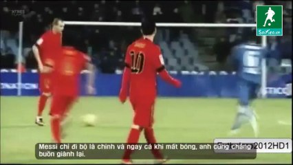 Ghi lại cảnh Messi tự cho mình quyền tấn công chứ không có muốn phòng ngự - Soikeo.vn