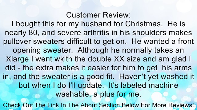 Van Heusen Men's Cardigan Review