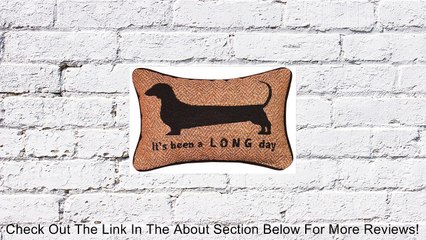 Manual Woodworkers and Weaver Embroidered Word Pillow, 12.5 by 8.5-Inch Review