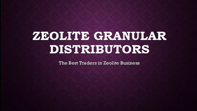 Zeolite Granular Distributors