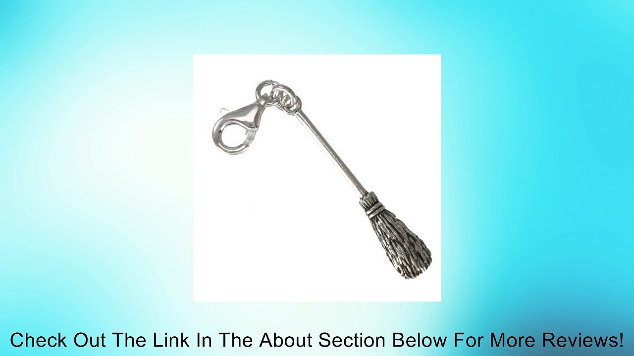 Sterling Silver Witches Broom Besom Clip Charm Jewelry Review
