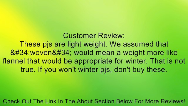 Hanes Men's Woven Plain Weave Pajama Set Review