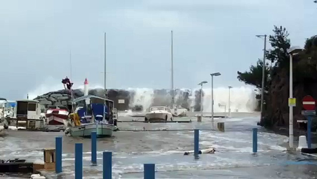 Tempête 28/29 novembre 2014 Port ferréol les Issambres 1