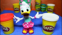 How to Make Mrs Santa Claus Daisy Duck with Play Doh Easy.