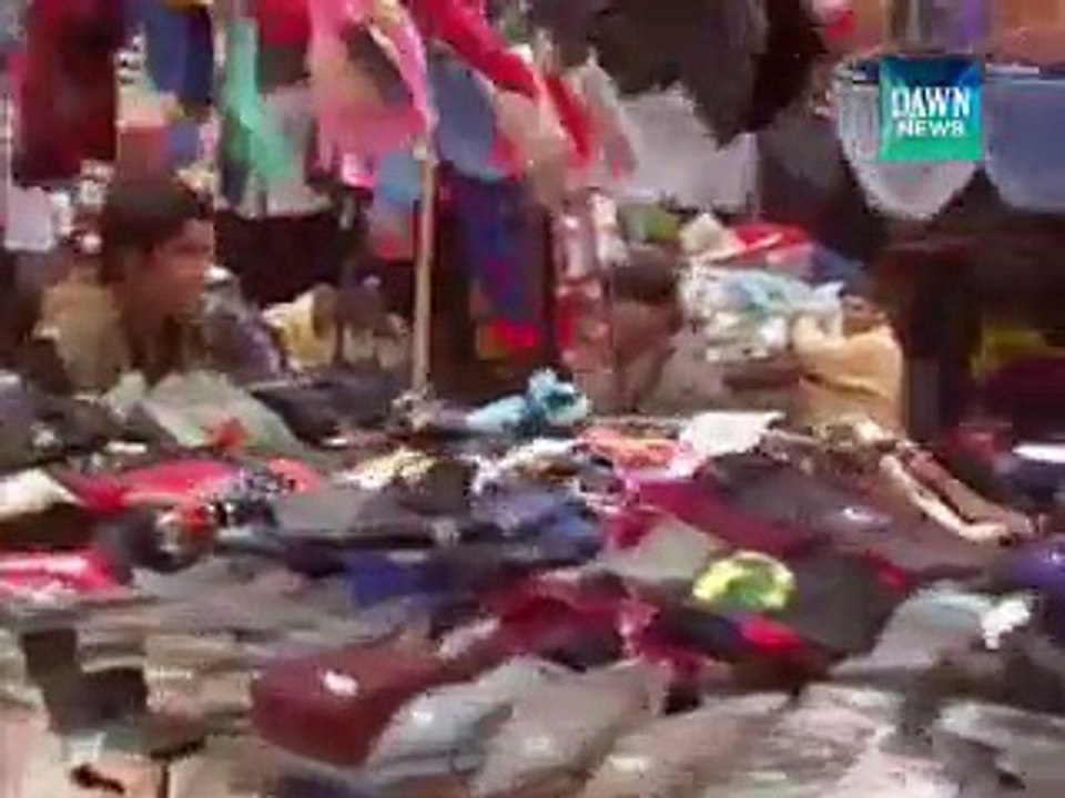 Anti-encroachment drive in Karachi's Empress market
