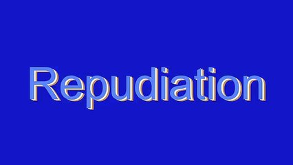 How to Pronounce Repudiation