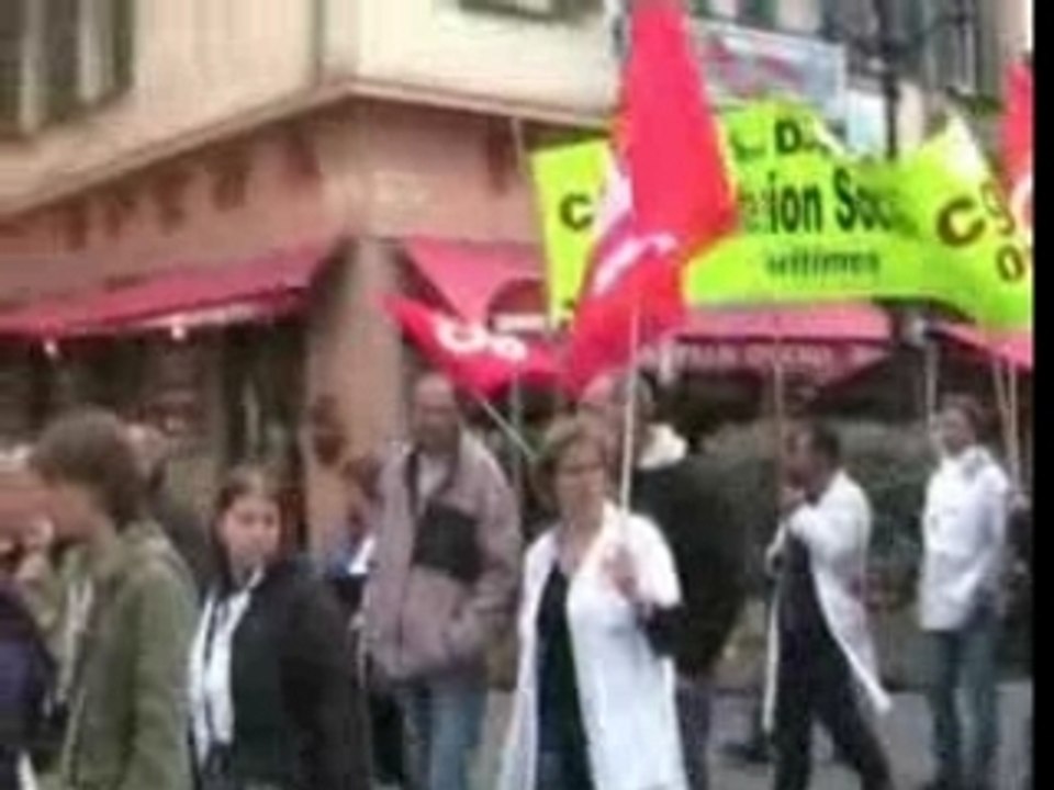 Manif Hôpital Ste. Marie 17/2/2007
