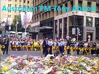 Sydney Siege-PM Tony Abbott pays respect