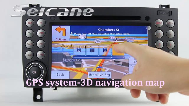 All-In One 2000-2011 Mercedes Benz SLK R171 Double Din Radio Sat Nav CD DVD Player Support Rearview USB 3G