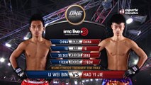 Li Wei Bin finaliza Hao Yi Jie no One FC 24